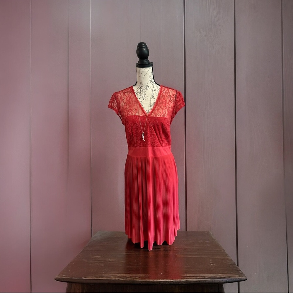 Eucalyptus Lace top Dress Large w/Side Zipper